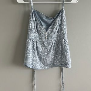 john gault brandy melville floral tank.